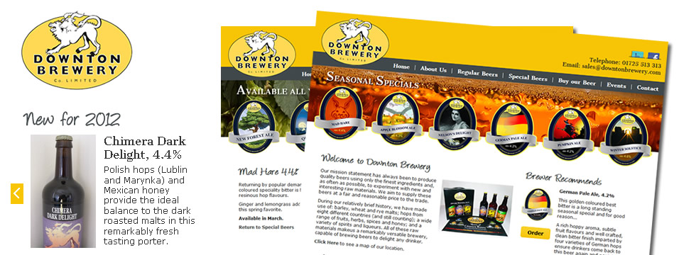 Brewery Web Site Development